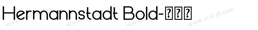 Hermannstadt Bold字体转换
